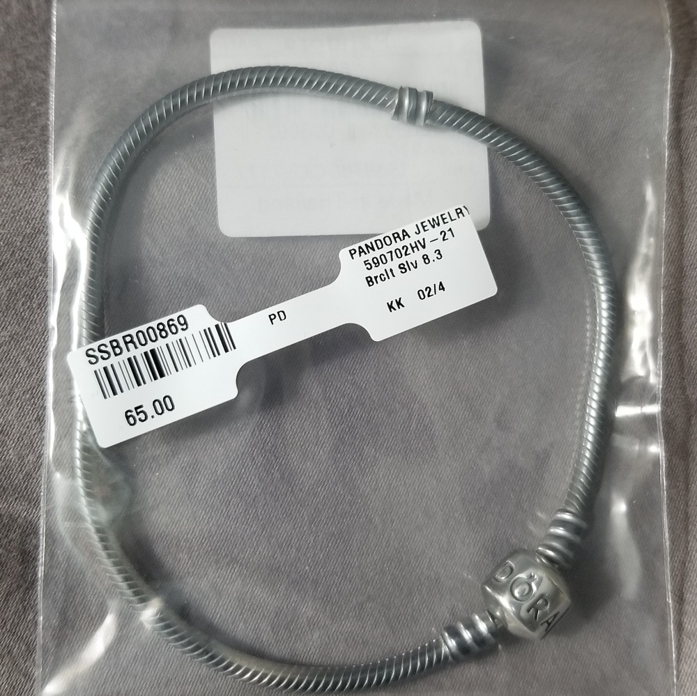Retired oxidized Pandora bracelet
